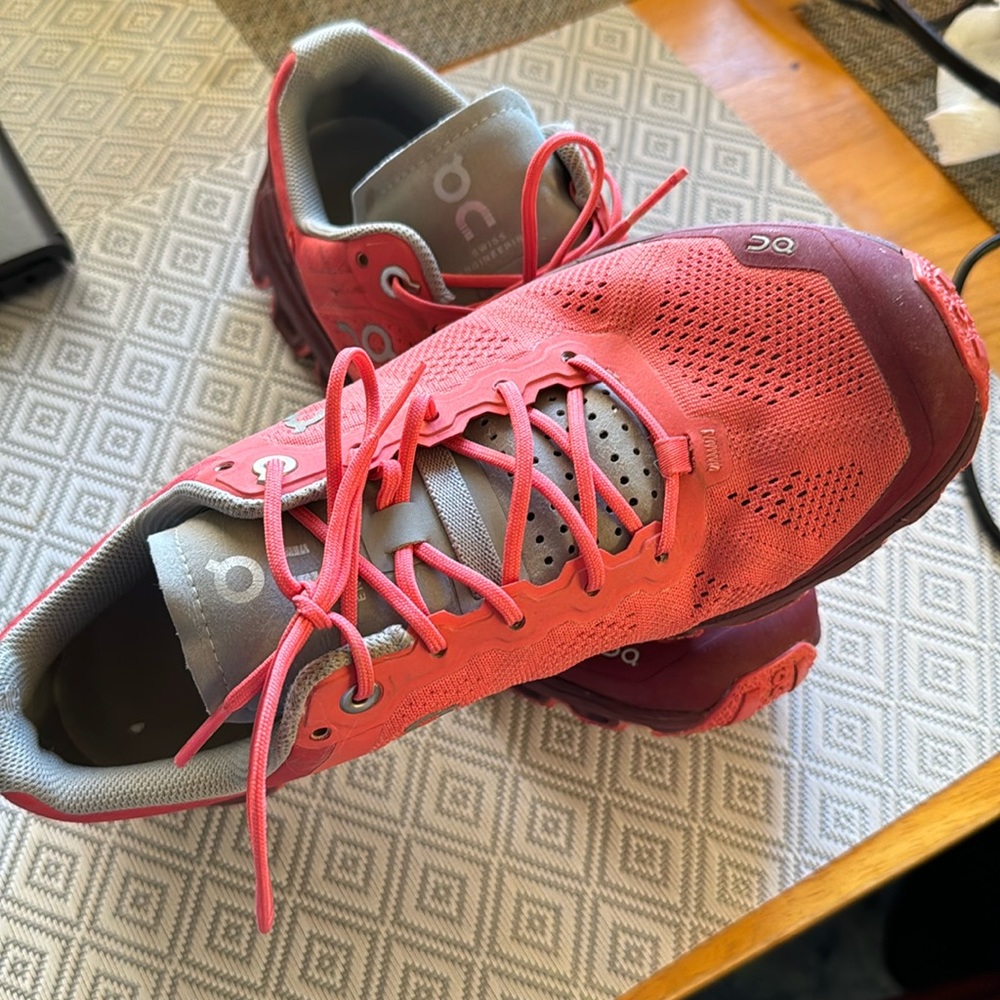 On cloud shoes
